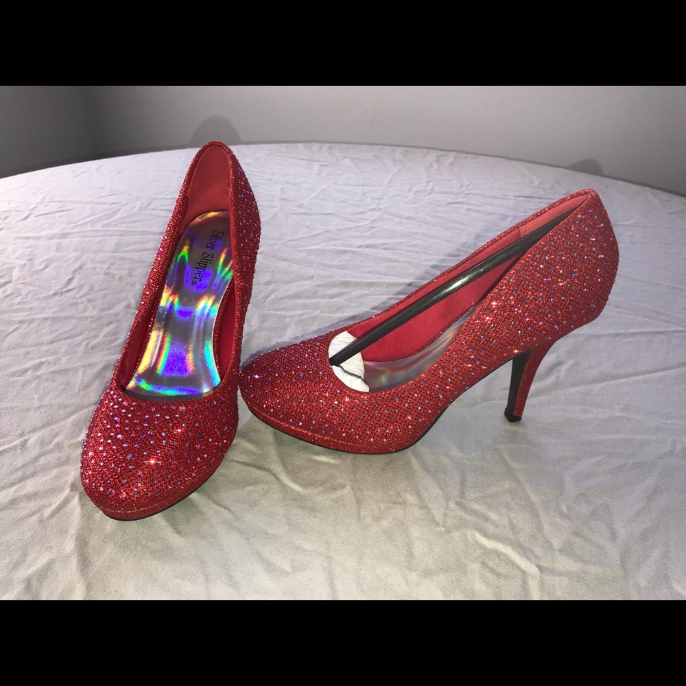 Sparkling Ruby Red Heels